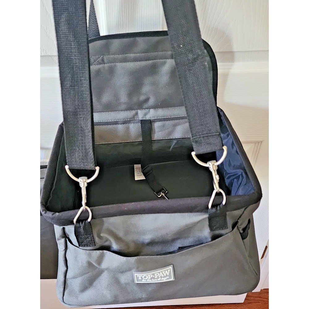 Top Paw Pet carrier Dog /Cat  Booster Seat and Travel Tote  in Gray